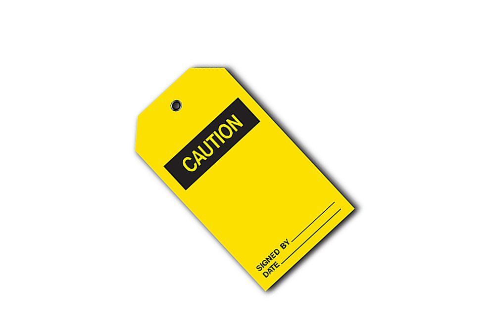 Accident Prevention Tags from Marking Services Canada
