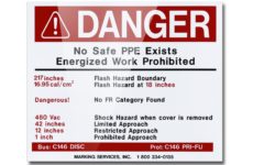 MS-478 with MS-1000 Arc Flash Labels