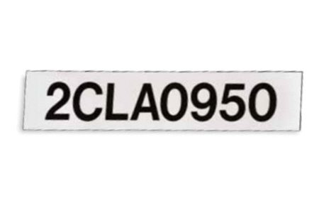 Marking Services MS-900 Cable Tray Markers identify junctions, branches and trays leading to equipment.