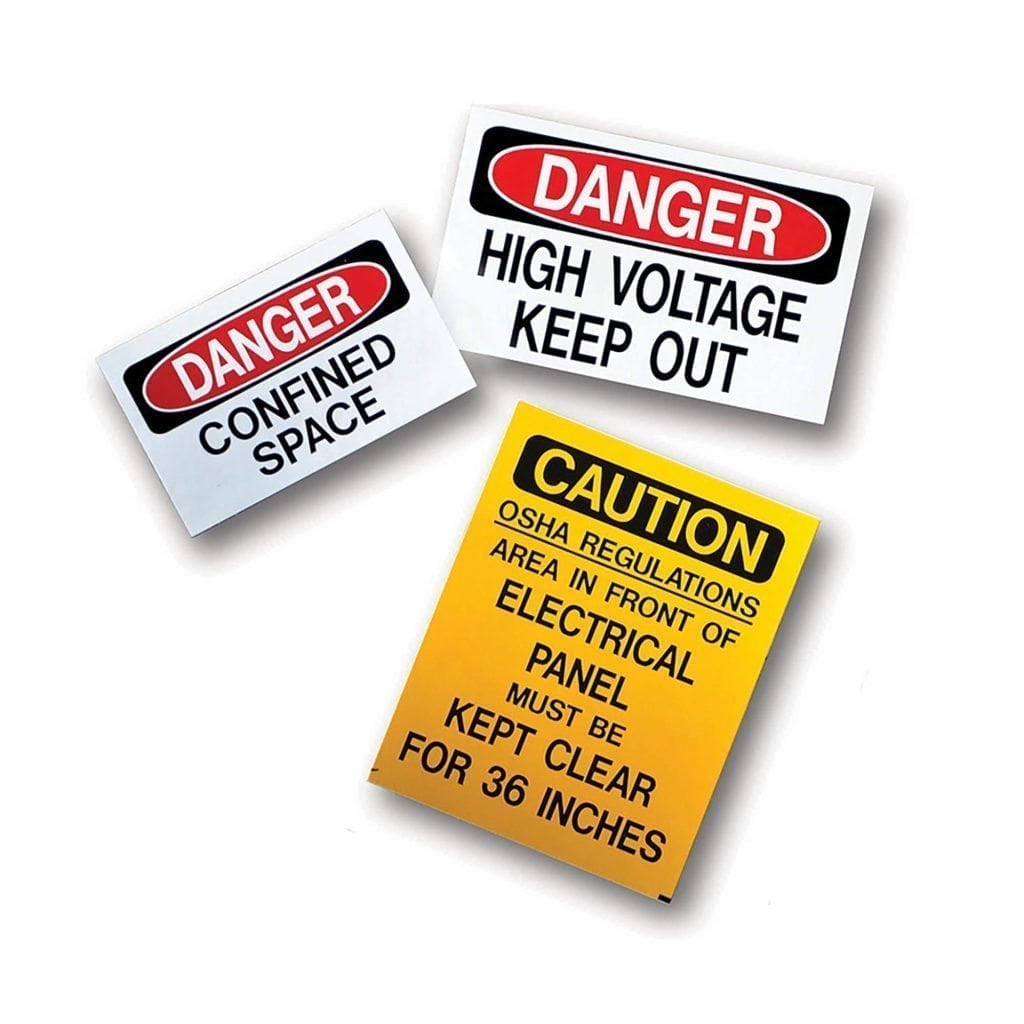 Custom operational safety signs from MSC allow for more flexibility.