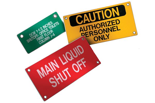 MS-215 Equipment Tags are the highest quality tag available for marking valves, instrumentation, and equipment.