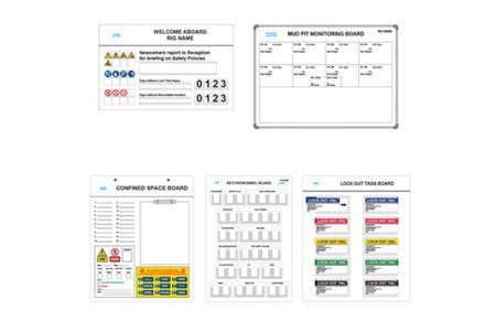 Marking Services Canada operation boards, signs and T-Card boxes