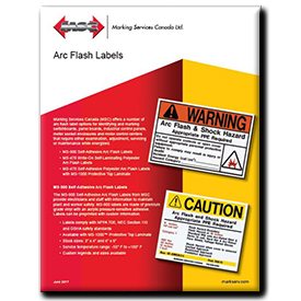 Marking Services Canada offers a number of arc flash labels