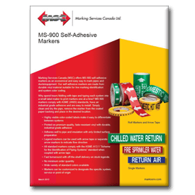 MS-900 Self-Adhesive Markers - MSC