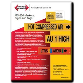 MS-300 markers, signs and tags from MSC
