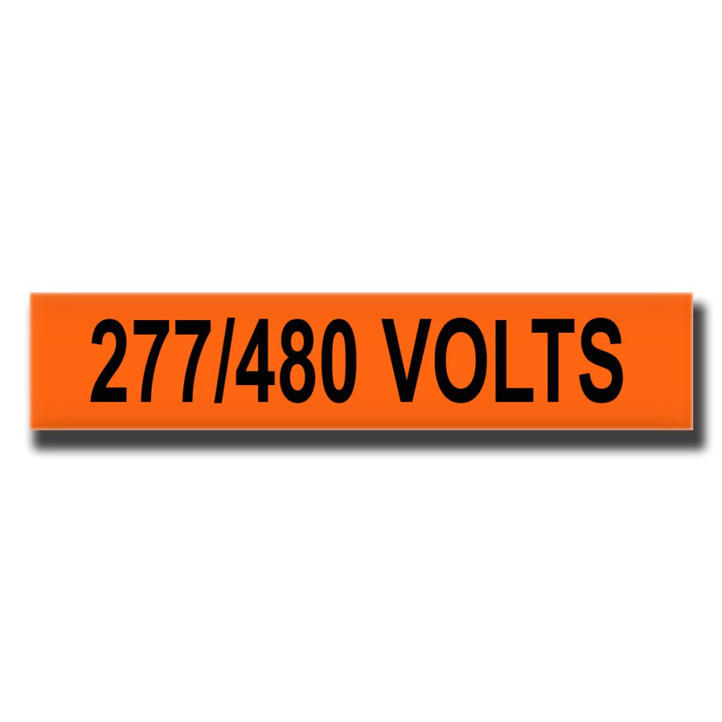 Conduit & Cable Markers - 277/480 Volts