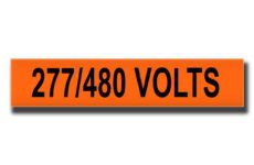 Conduit & Cable Markers - 277/480 Volts