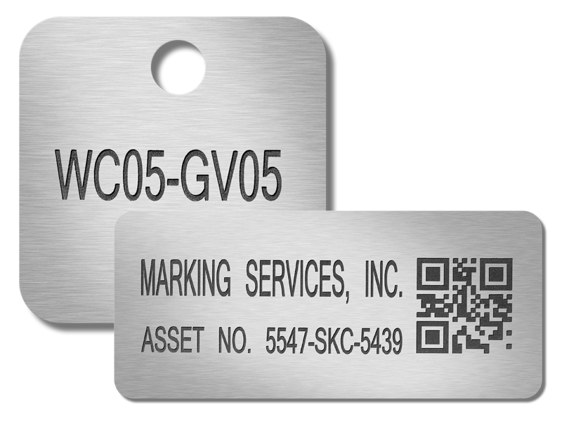 Stainless Steel Equipment Tags